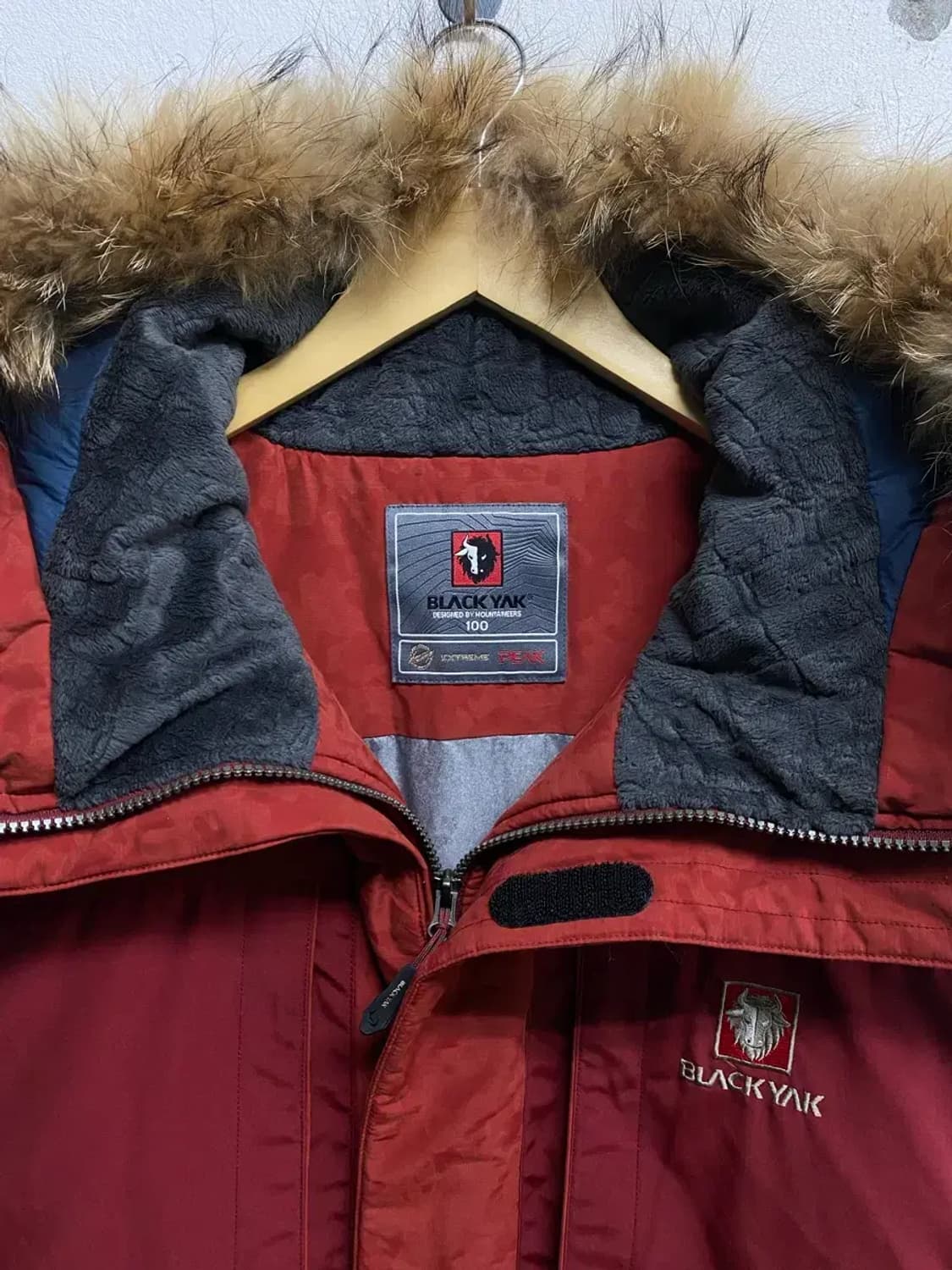 블랙야크 라쿤털 패딩 L 상품이미지5