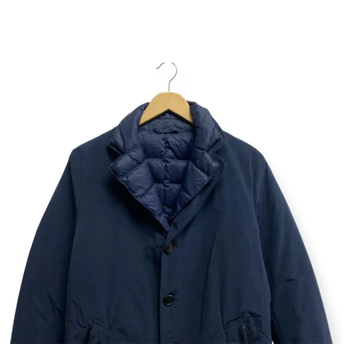 헤지스 네이비 구스패딩 코트 95 상품이미지2
