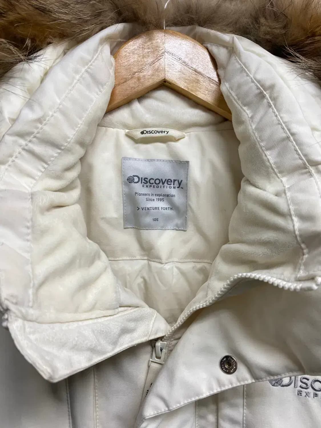 디스커버리 익스페디션 아이보리 패딩 105 상품이미지5