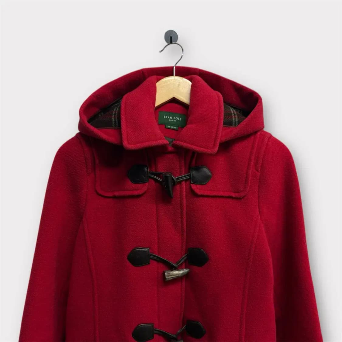 빈폴 레드 DUFFLE 모직 코트 S 상품이미지3