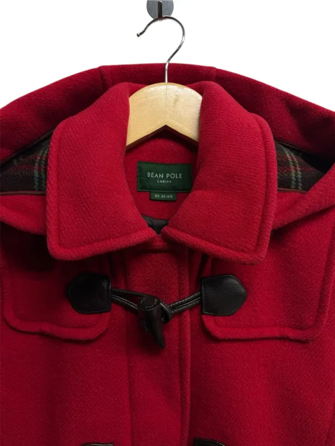 빈폴 레드 DUFFLE 모직 코트 S 상품이미지5