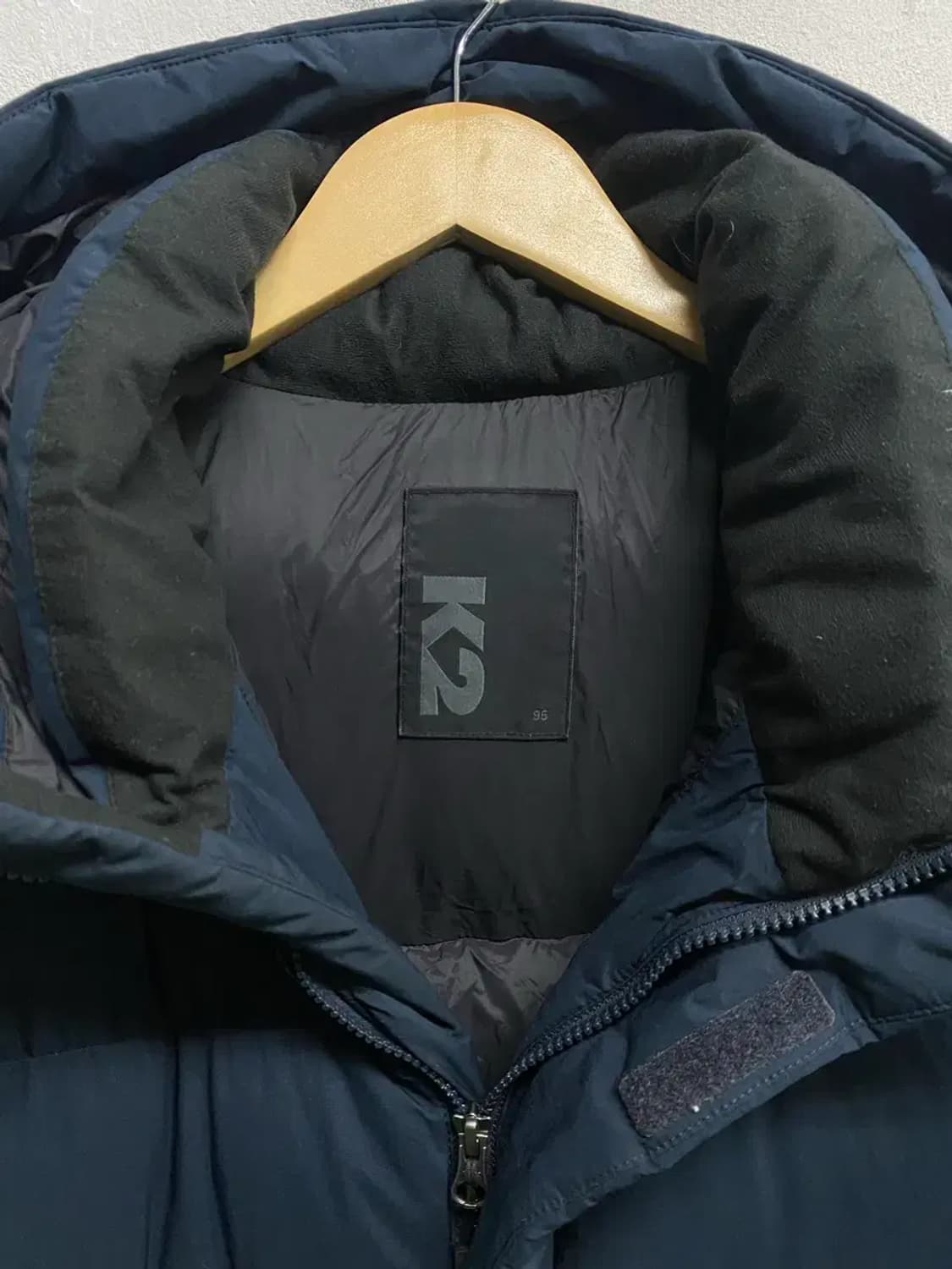 K2 네이비 구스 롱패딩 95 상품이미지4