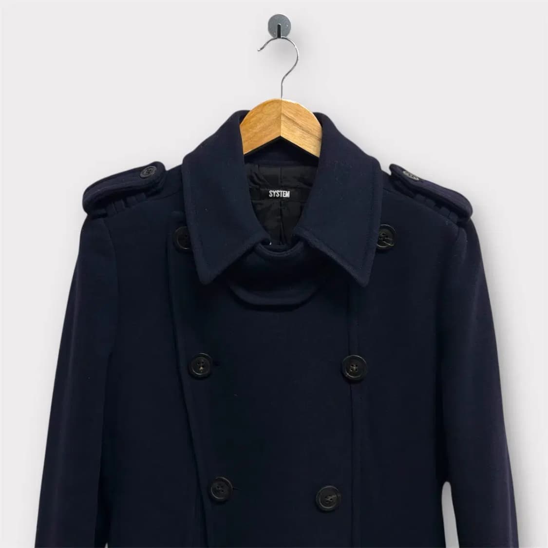 시스템 SYSTEM 더블 네이비 코트 95 상품이미지2