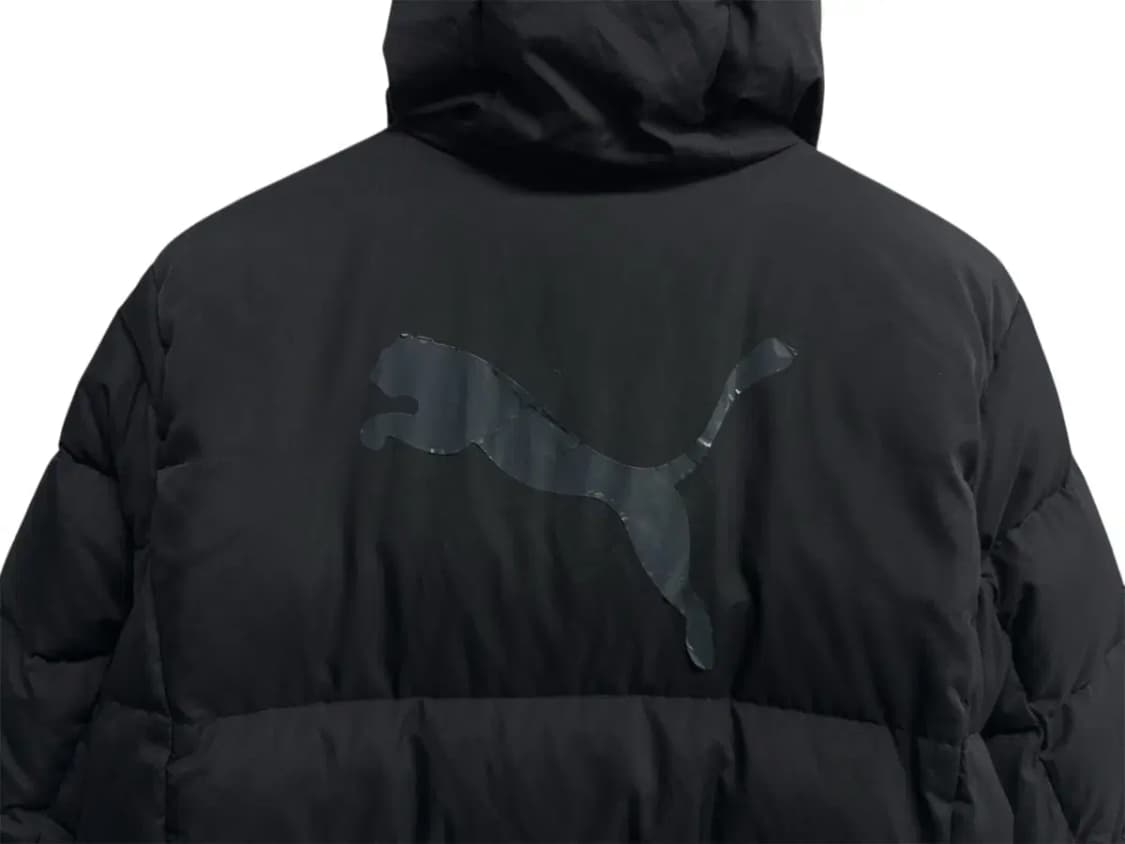 푸마 블랙 덕 다운 롱패딩 S 상품이미지3