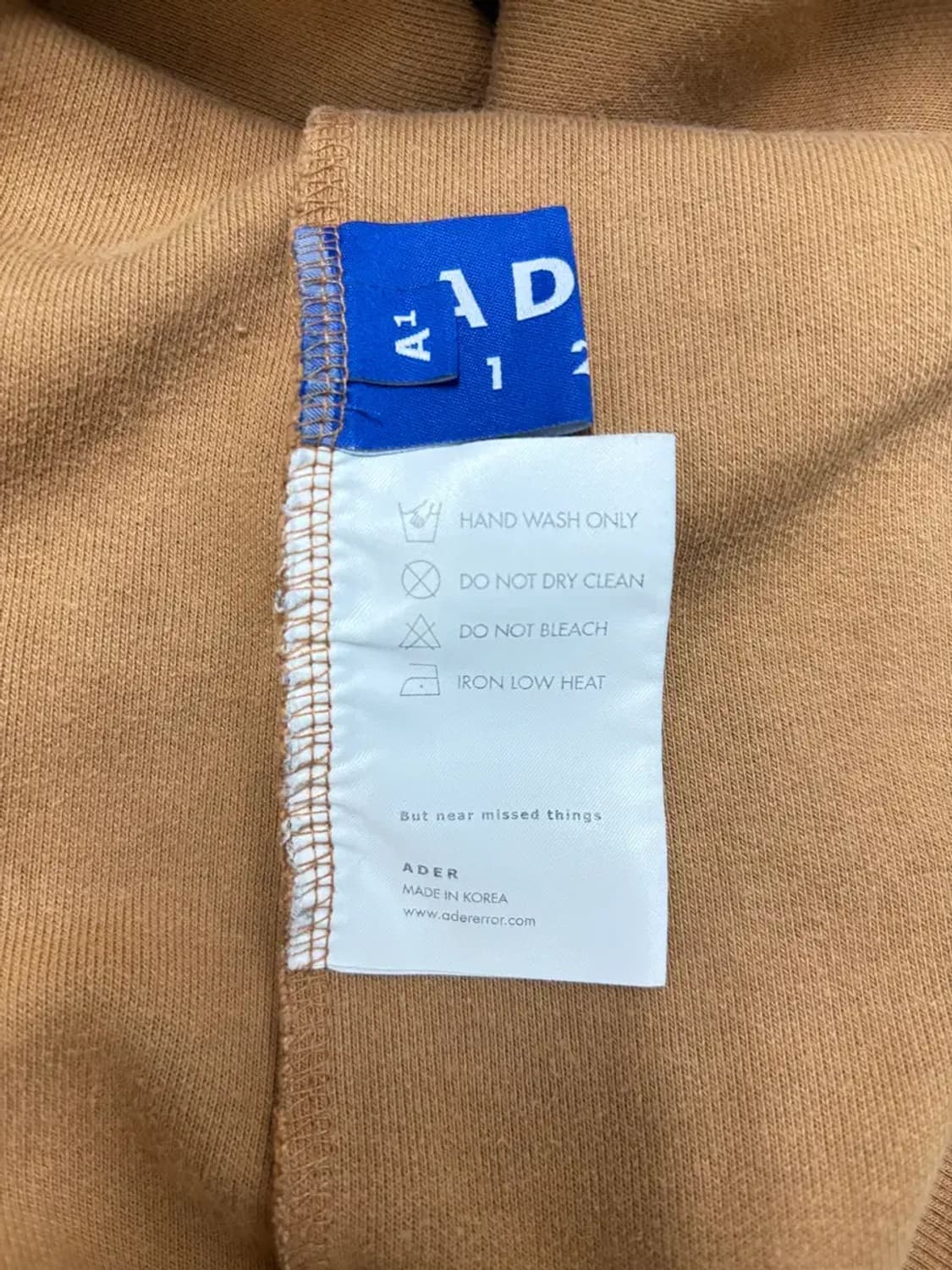 아더에러 Adererror 5주년 기념 브라운 후드집업 L 상품이미지6