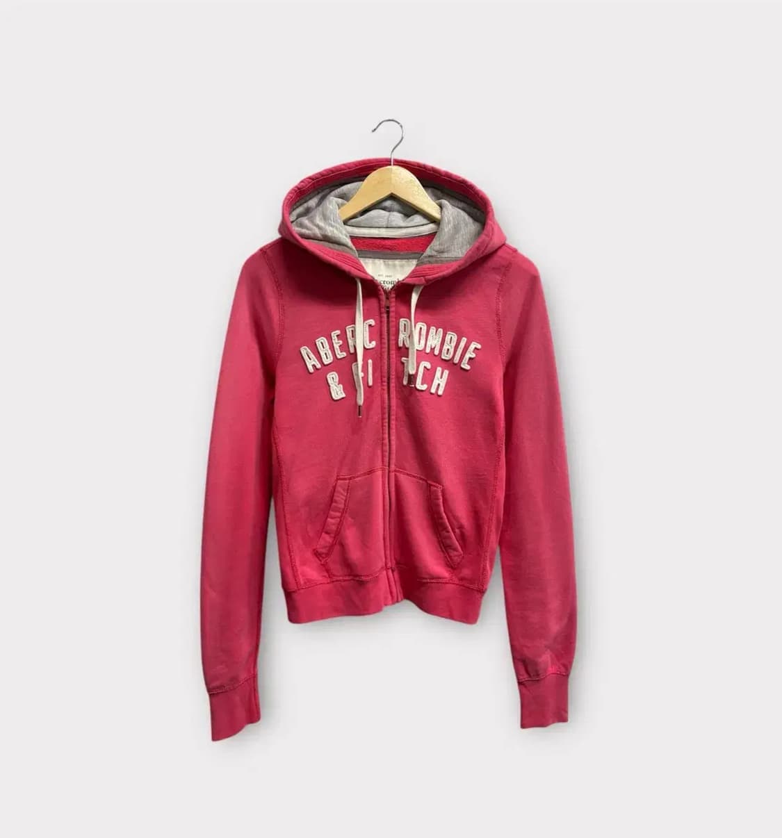 아베크롬비 핑크 후드집업 M 상품이미지1