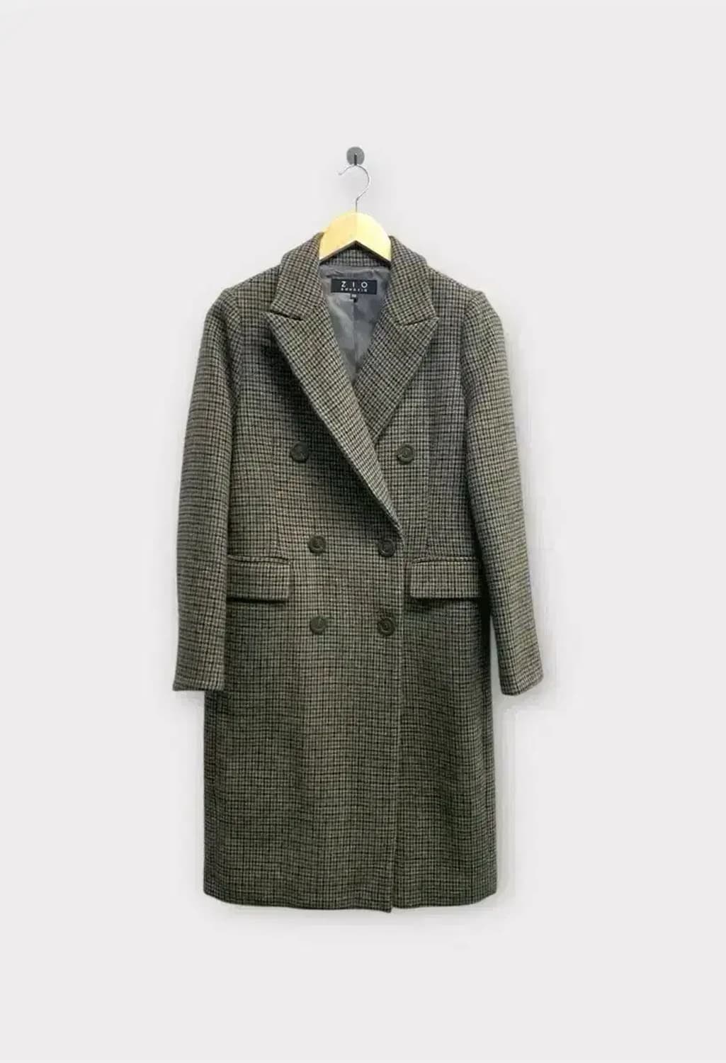 지오송지오 체크 더블코트 55 상품이미지1