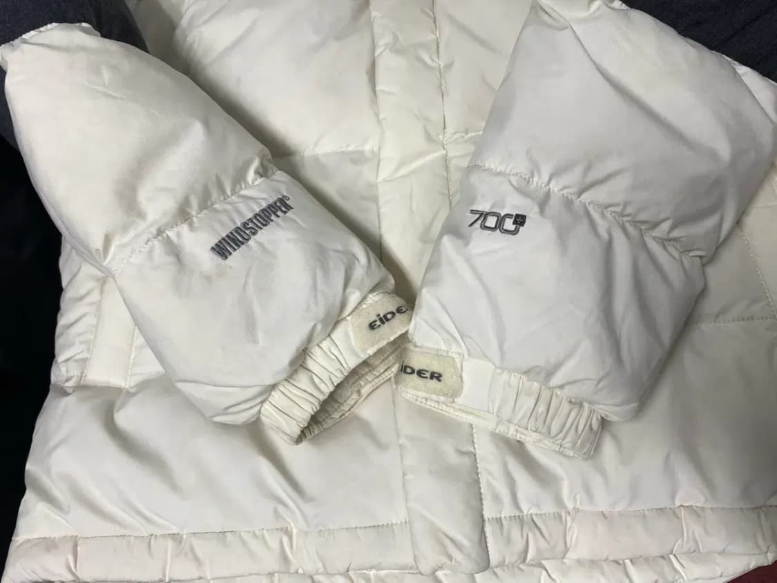 아이더 윈드스토퍼 700 구스 다운패딩 S 상품이미지7