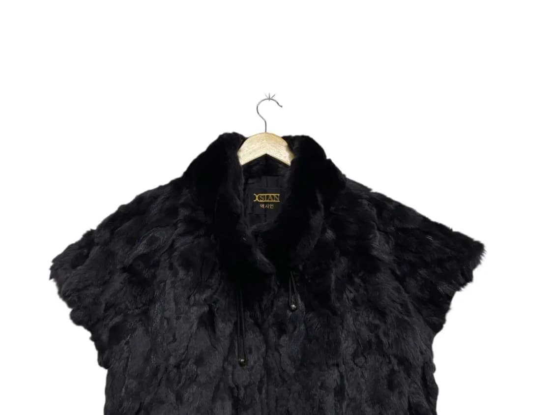 엑시언 천연모피 100% 털베스트 S 상품이미지4