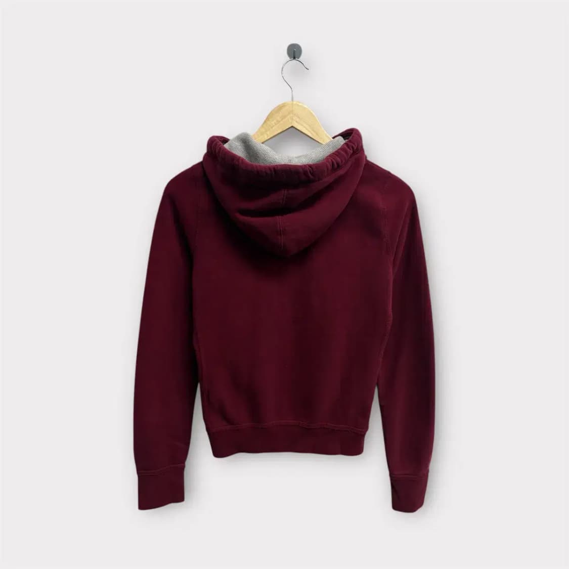 아베크롬비 버건디 후드집업 M 상품이미지3