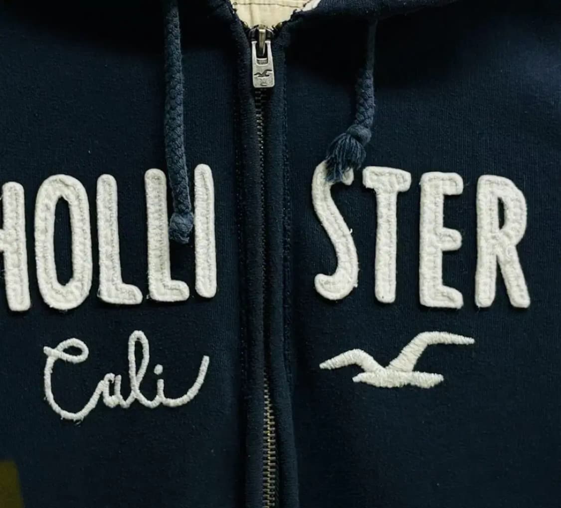 홀리스터 네이비 후드집업 M 상품이미지3