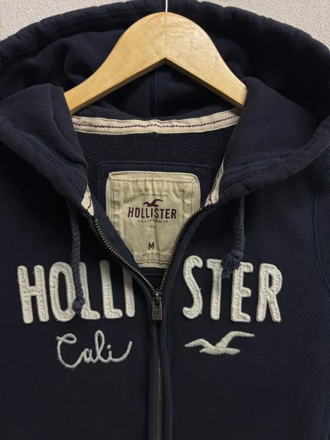 홀리스터 네이비 후드집업 M 상품이미지5