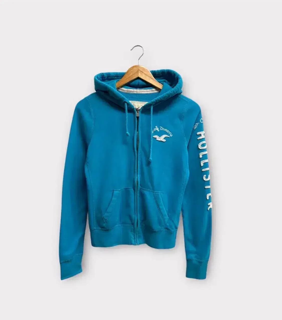 홀리스터 블루 후드집업 M 상품이미지1