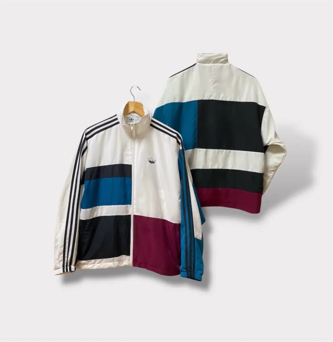 아디다스 컬러블록 파이어버드 트랙자켓 M-L 상품이미지1