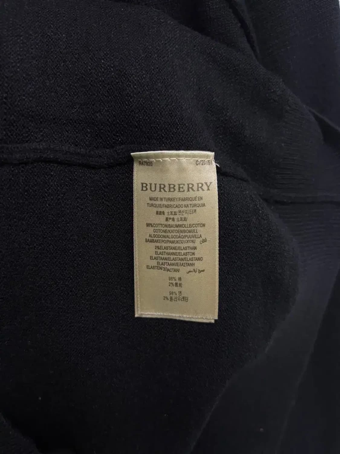 버버리 블랙 라운드 니트 M 상품이미지6