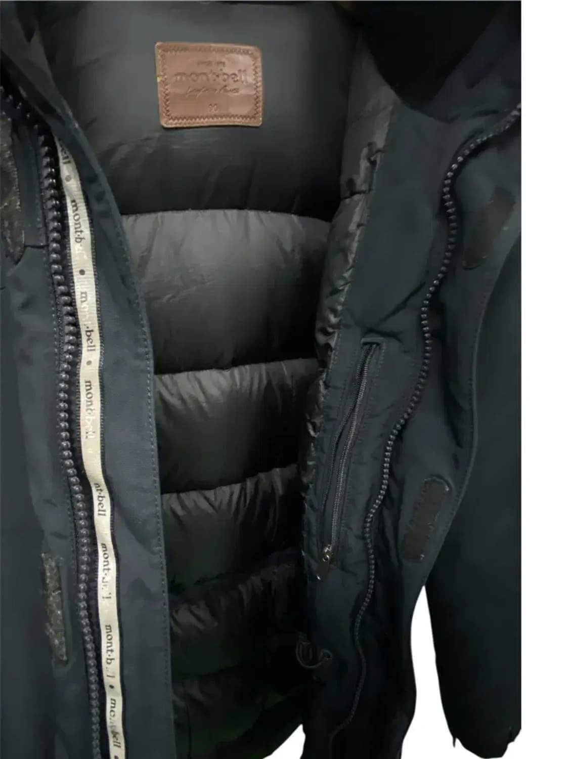 몽벨 Mont-bell 헤비 야상 구스 다운 S 상품이미지5