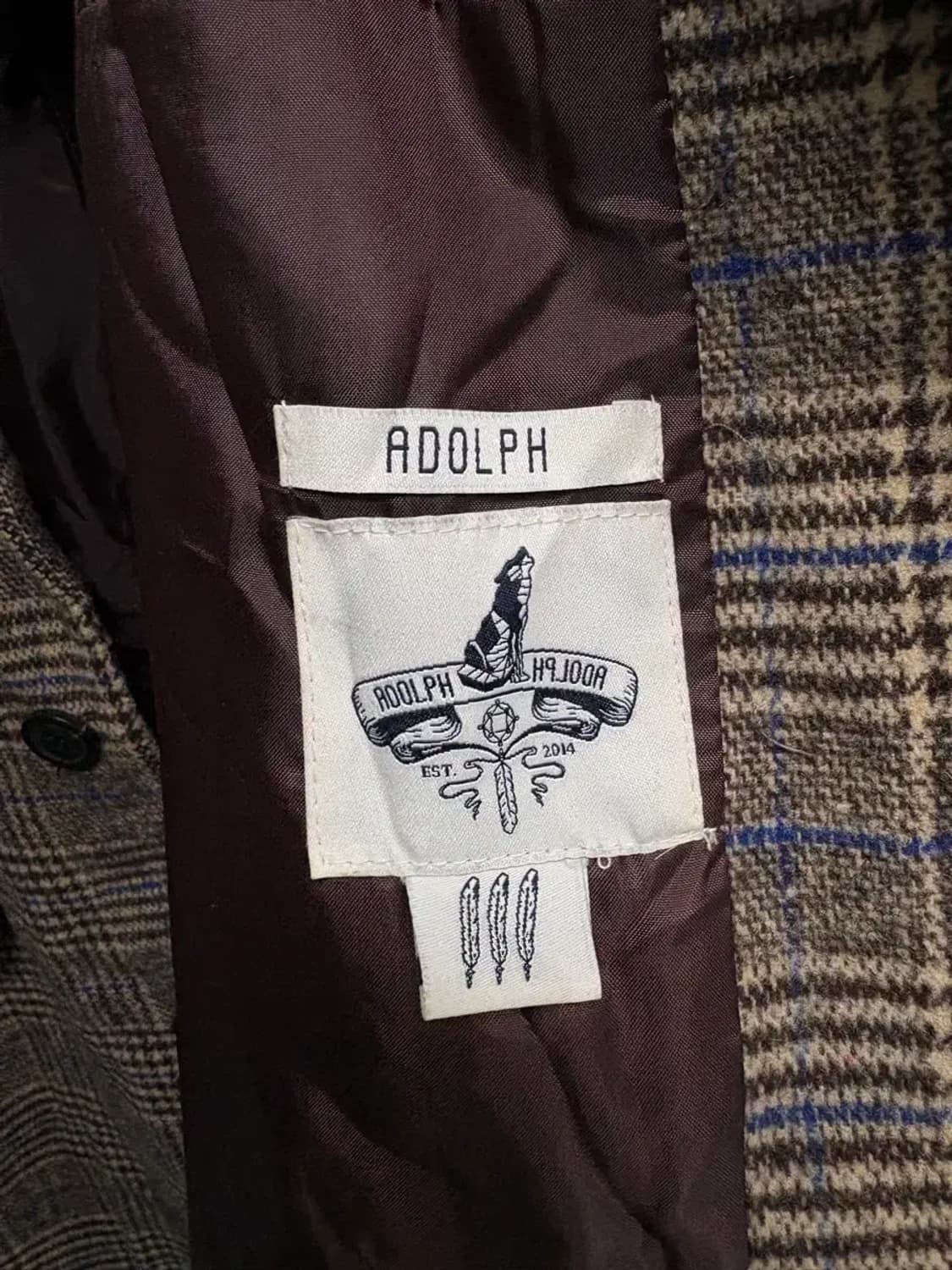 ADOLPH 하운드투스 체크 블레이드 자켓 L 상품이미지4