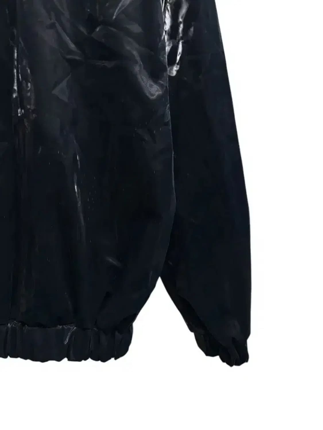 휴즈네스트 Hugenest 미니멀 유광 점퍼 L 상품이미지5