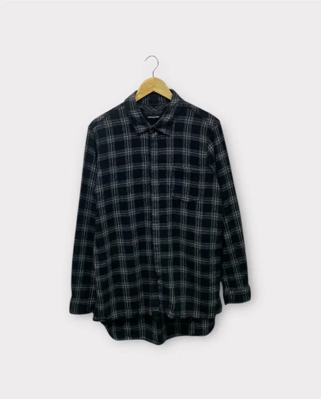 앤더슨벨 체크 플란넬 셔츠  free 상품이미지1