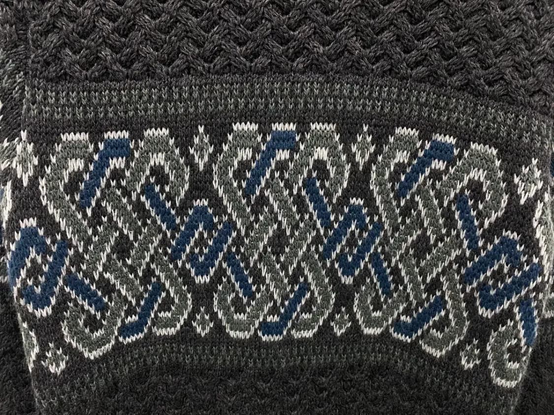 Aran  메리노 울 케이블 풀오버 빈티지 니트 S 상품이미지2