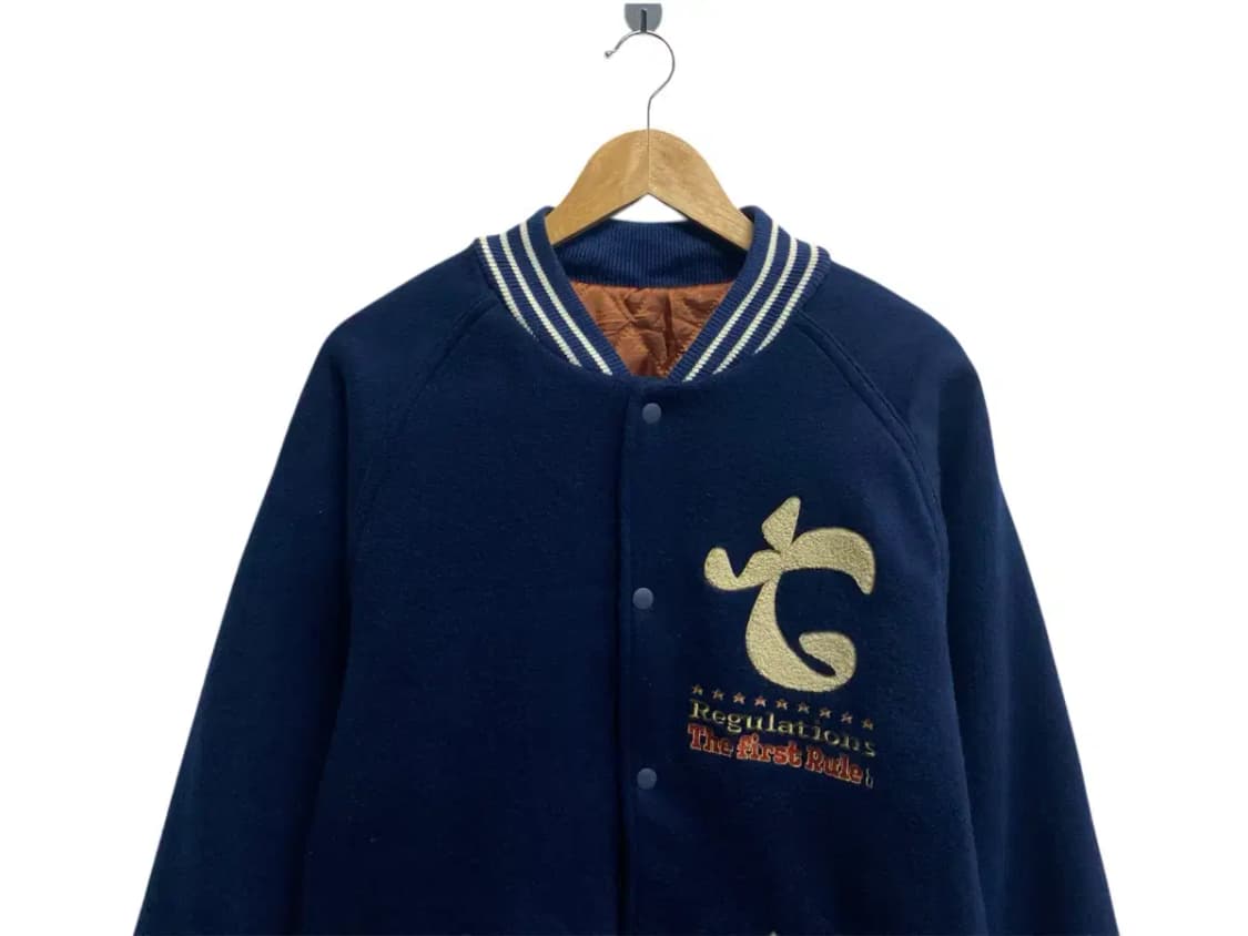 테켓 teket 모직 누빔 바시티 자켓 L 상품이미지2