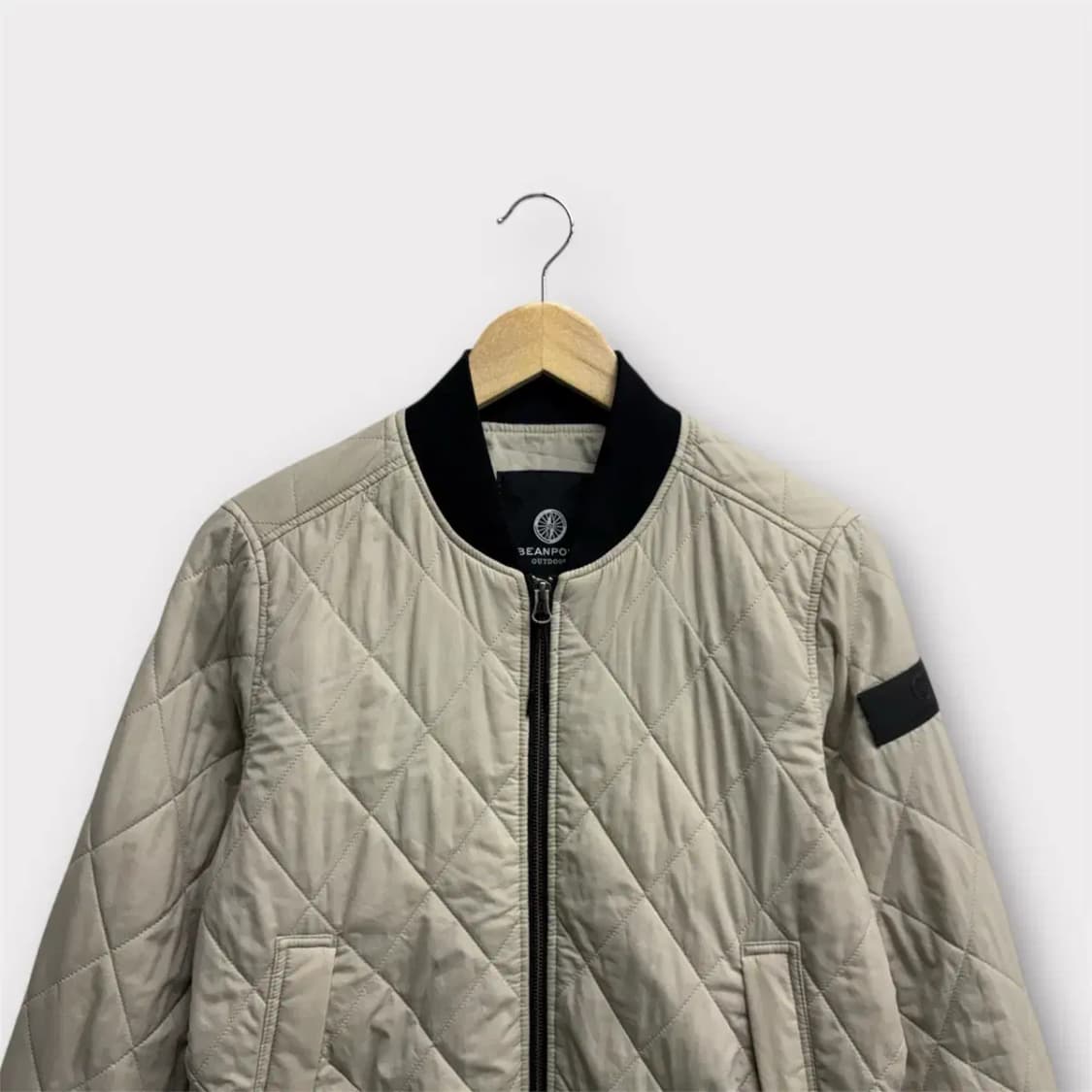 빈폴 베이지 퀼팅 경량 점퍼 90 상품이미지2