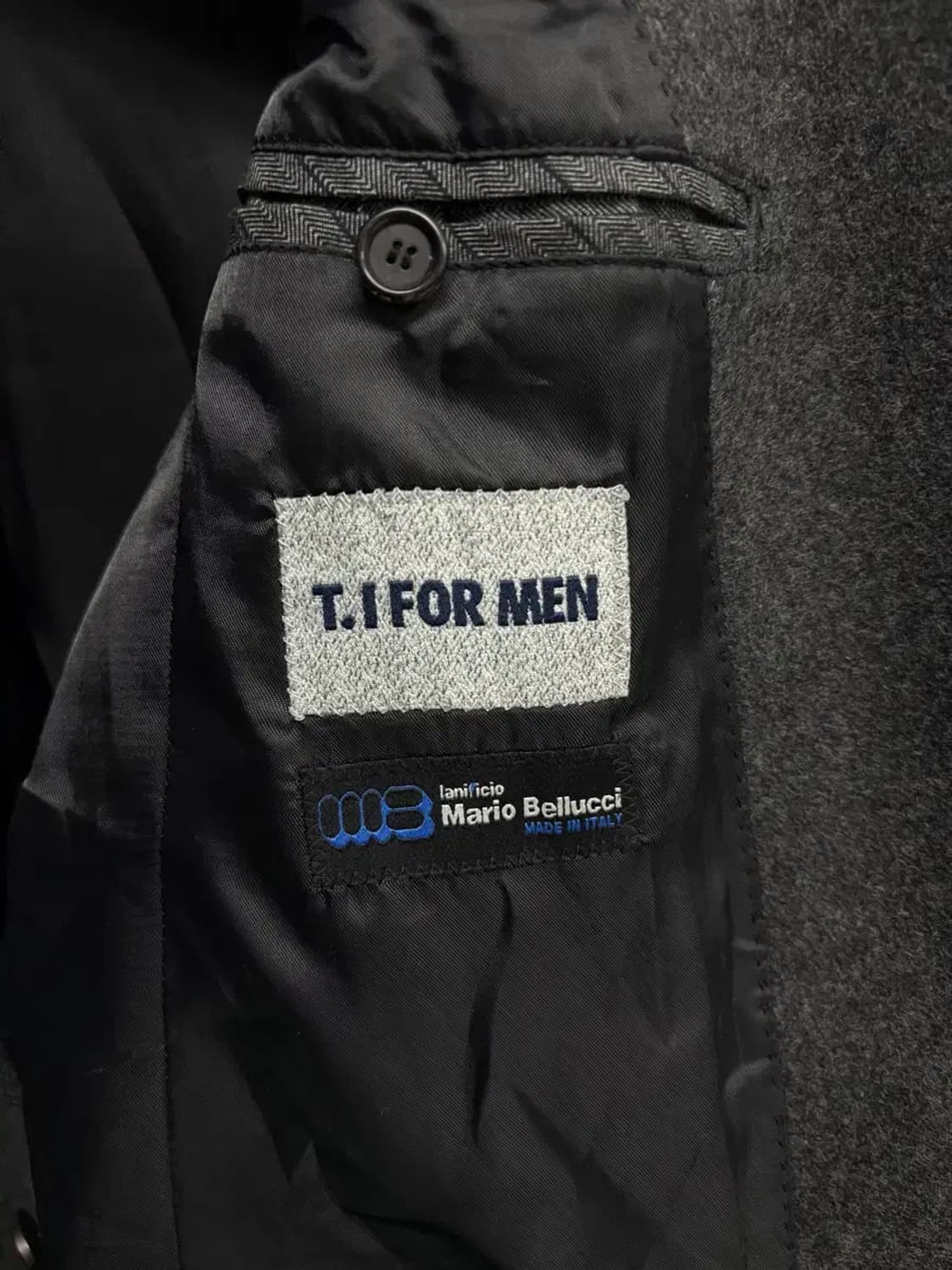 티아이포맨 싱글 체스터필드 그레이 코트 M 상품이미지4