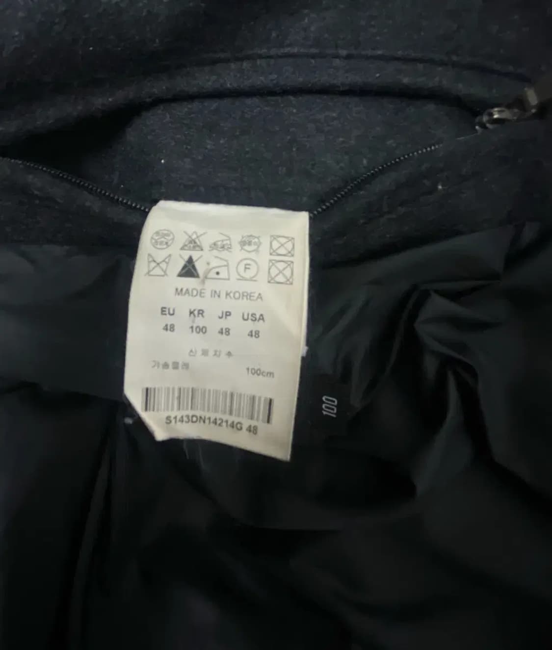 솔리드옴므 SOLID HOMME 패딩코트 M-L 상품이미지5