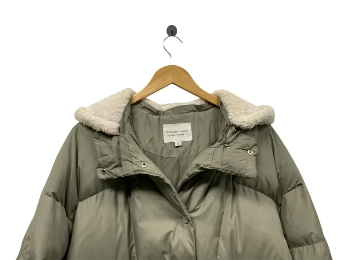 써스데이아일랜드 루즈핏 롱 바람막이 점퍼 M 상품이미지3