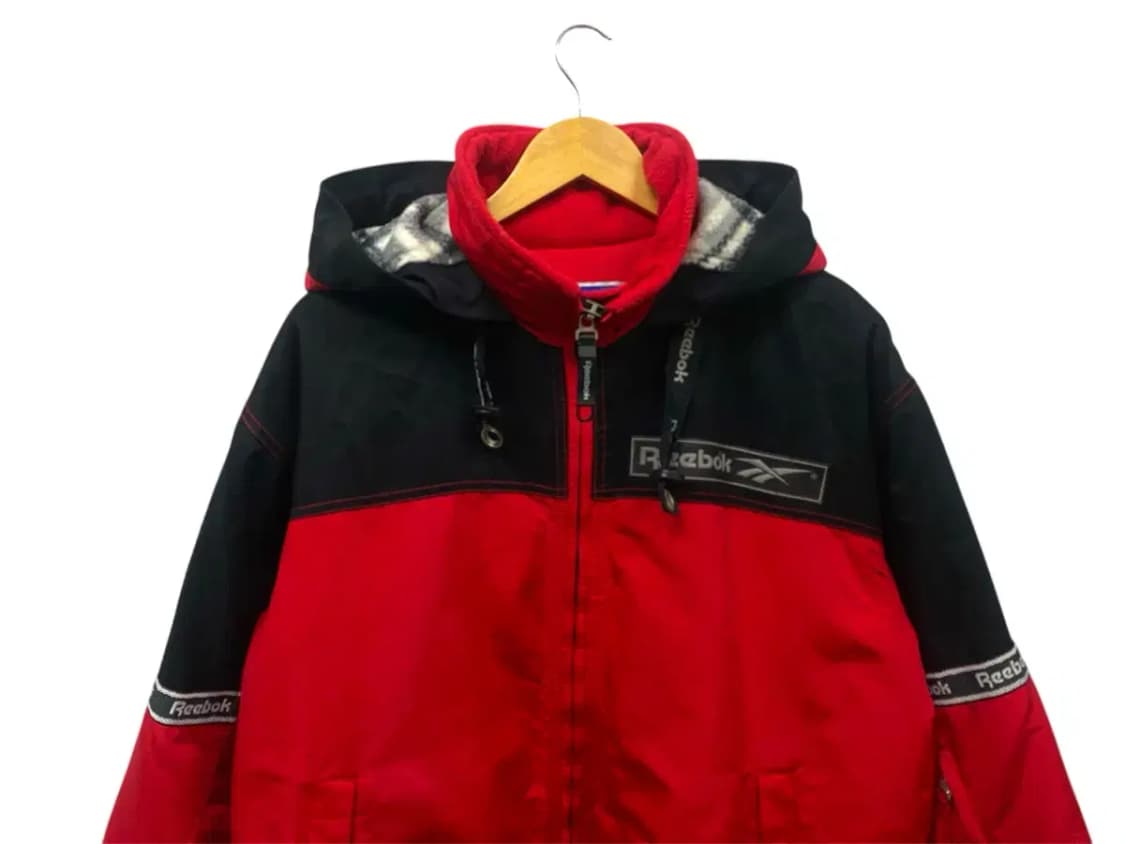 리복 플리스 파카 올드스쿨 점퍼 L 상품이미지2