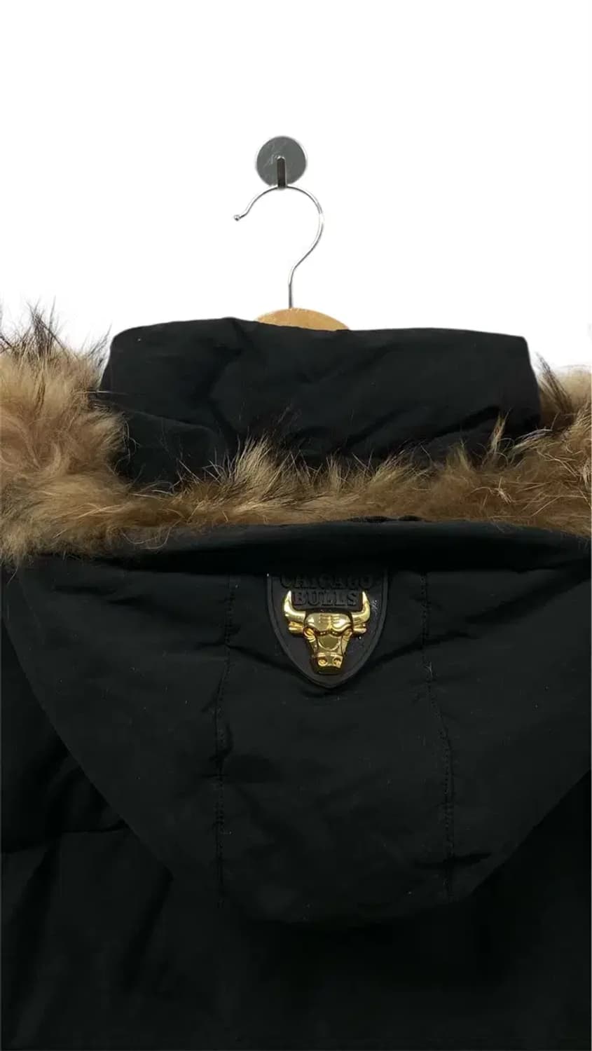 NBA 시카고 불스 블랙 롱 다운 패딩 M 상품이미지4