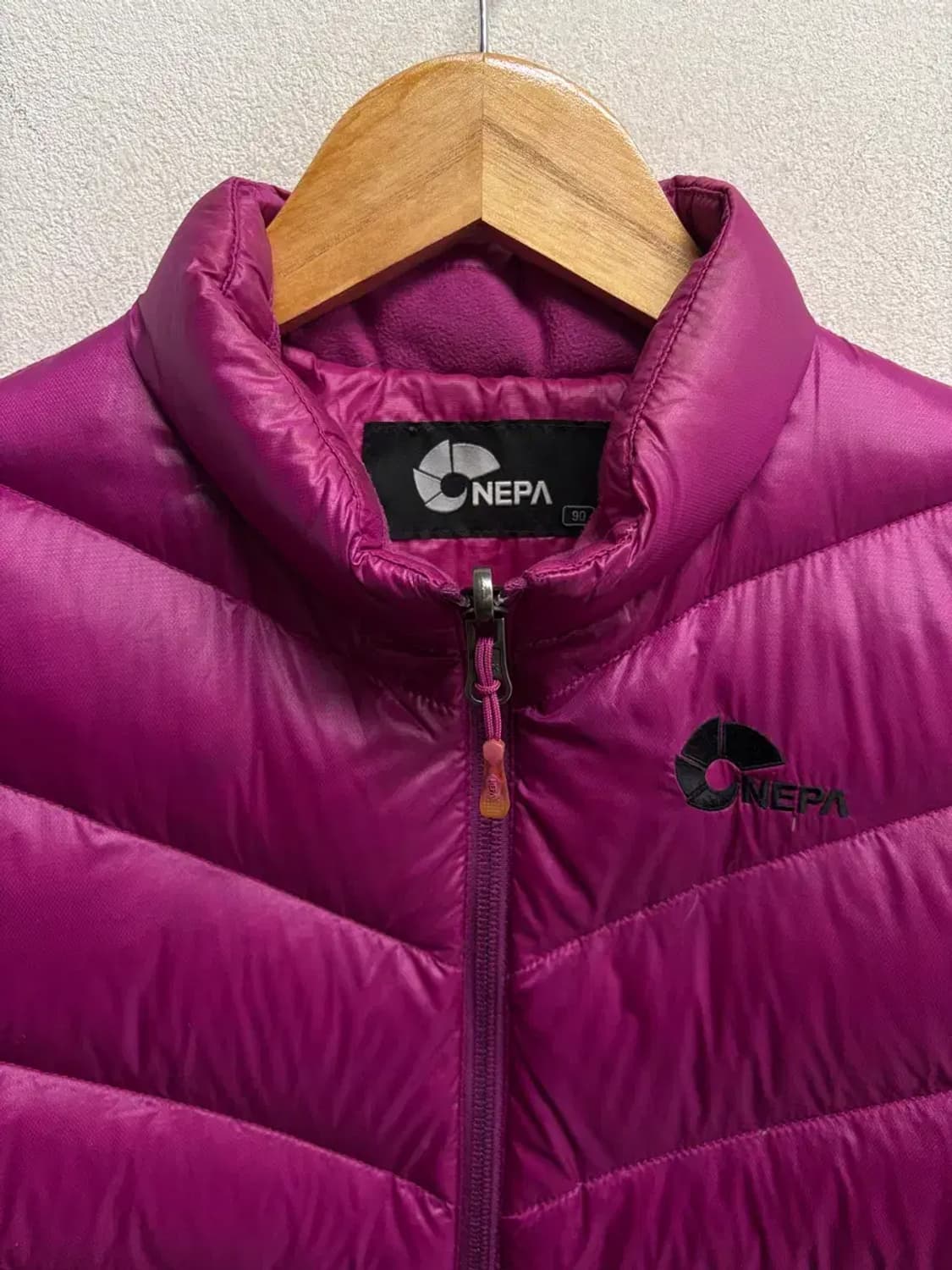 네파 NEPA 퍼플 경량 구스패딩 90 상품이미지5