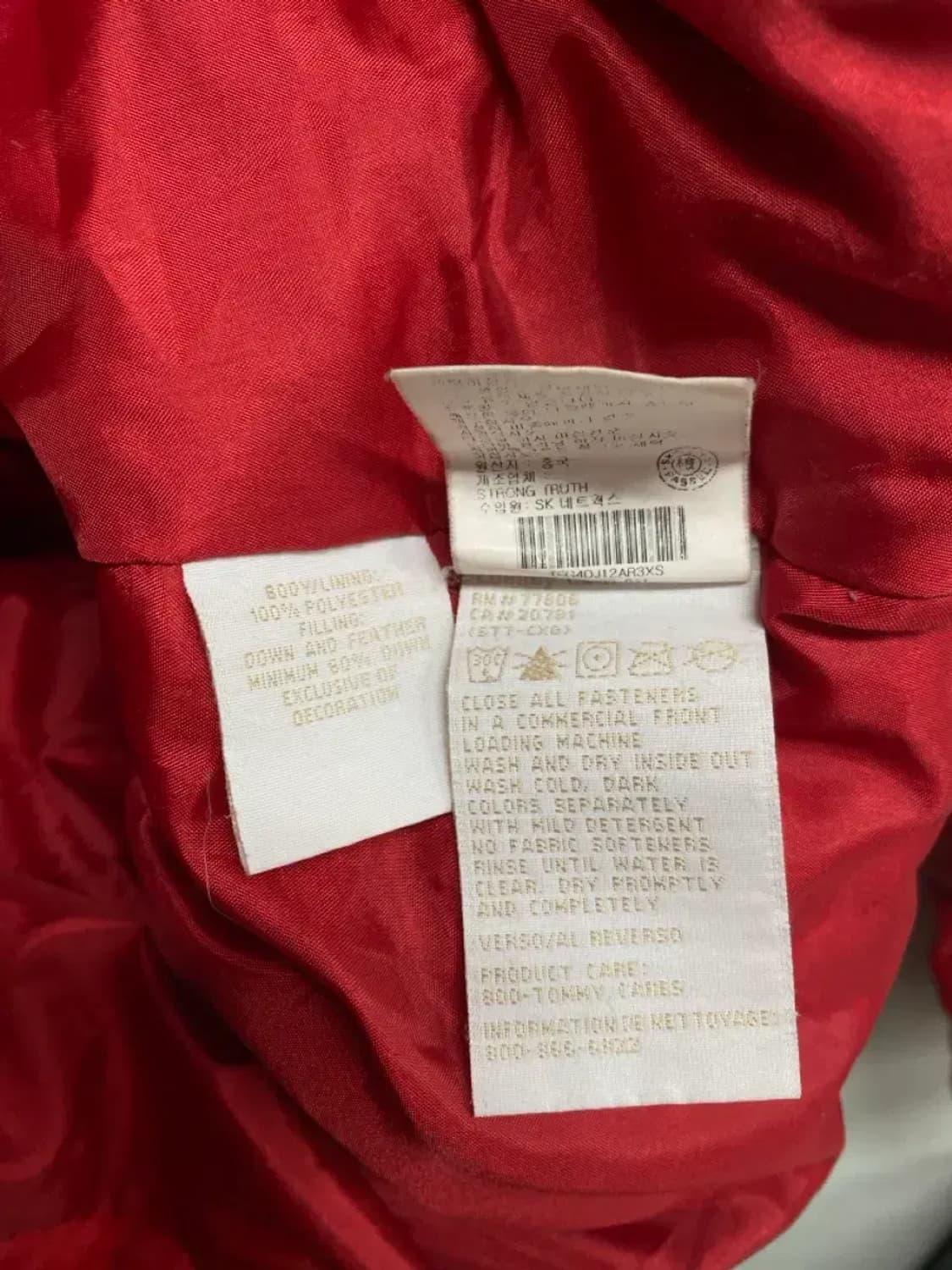 타미힐피거 점퍼 패딩 XS-S 상품이미지6