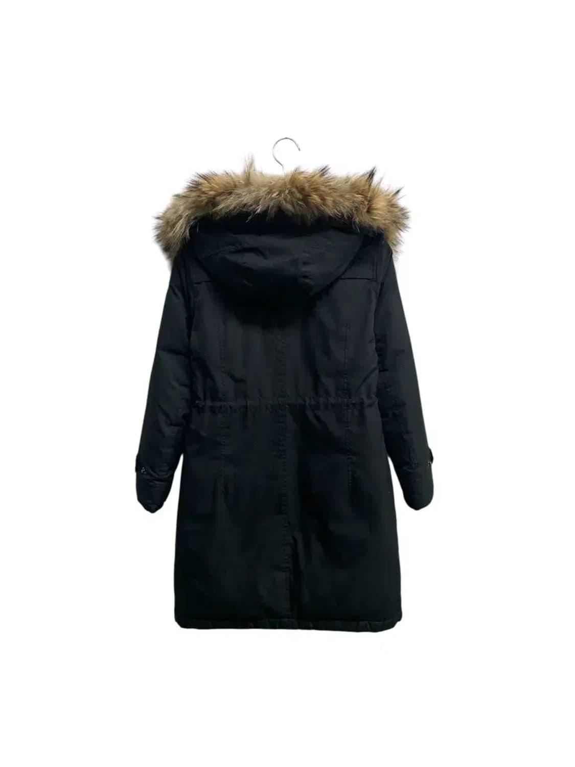 블랙야크 블랙 덕다운 라쿤털 패딩 코트 85 상품이미지4