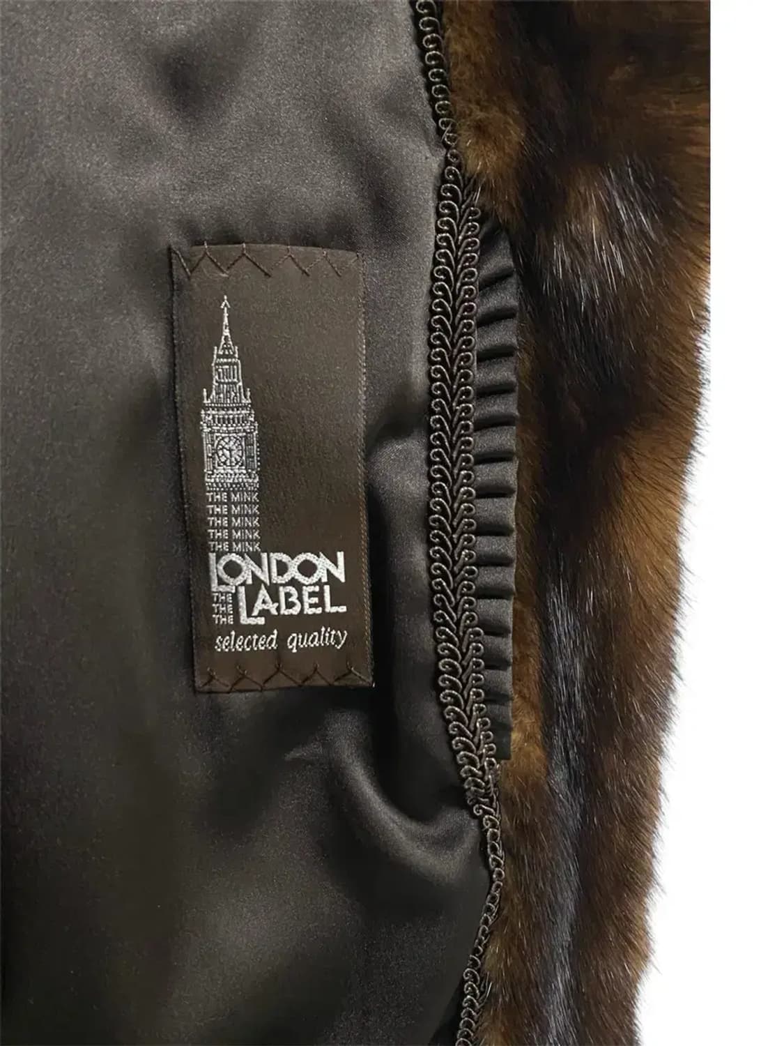 사가밍크 런던라벨 브라운 밍크코트  55-66사이즈 상품이미지3