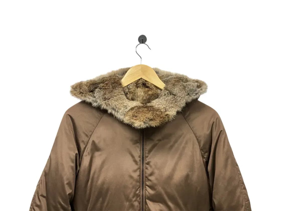 시스템 SYSTEM 토끼털 새틴 경량패딩 S 상품이미지2