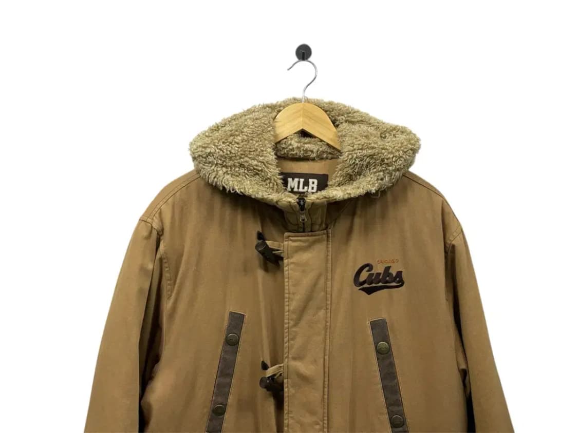 MLB 엠엘비 베이지 털야상 점퍼 L 상품이미지2