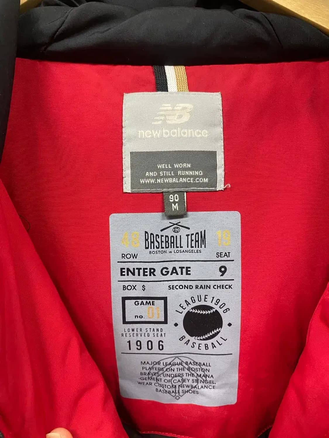 뉴발란스 덕다운 라쿤털 패딩 90 상품이미지5