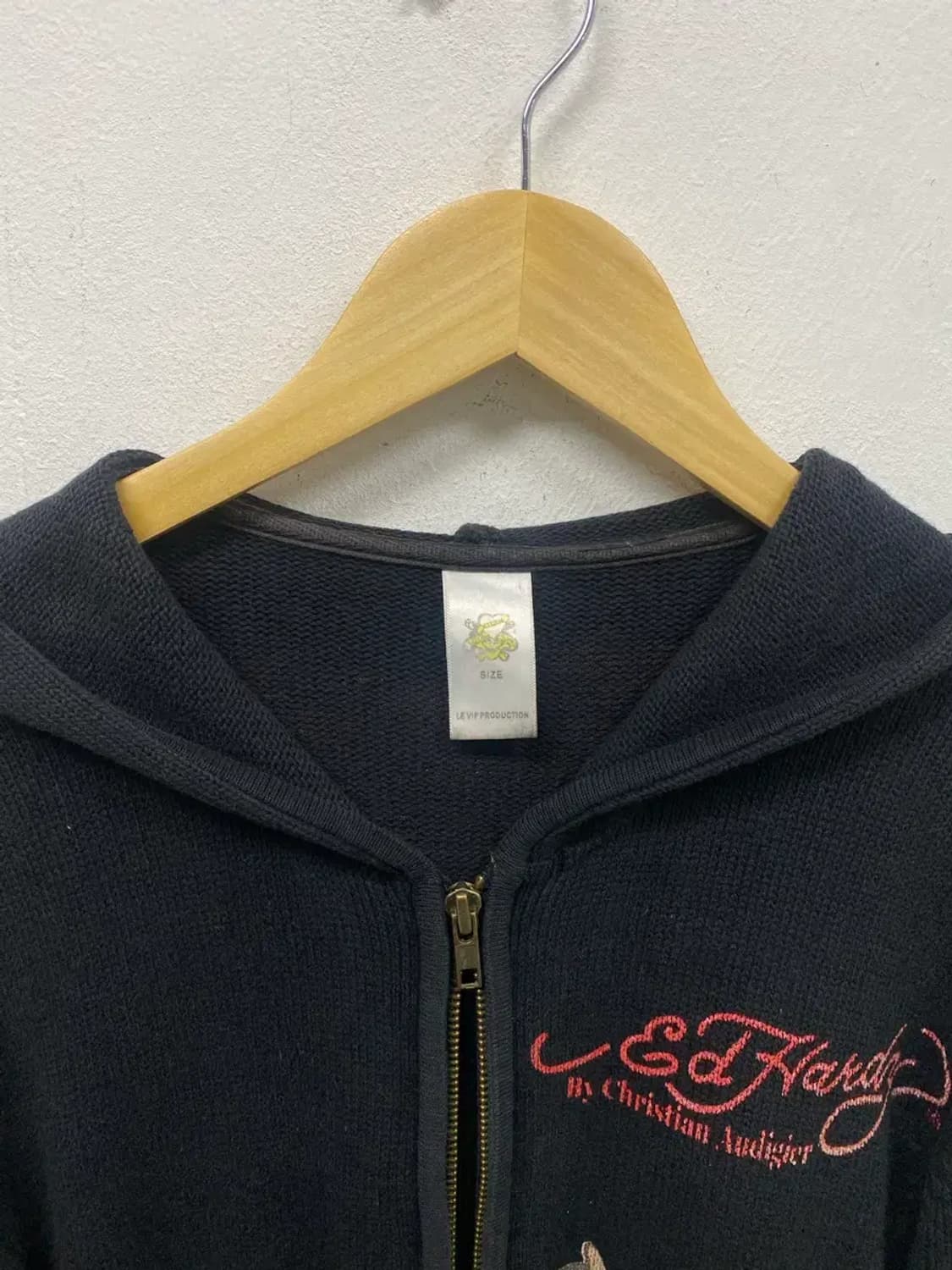 에드하디 EdHardy 후드 니트 스웻집업 S 상품이미지7