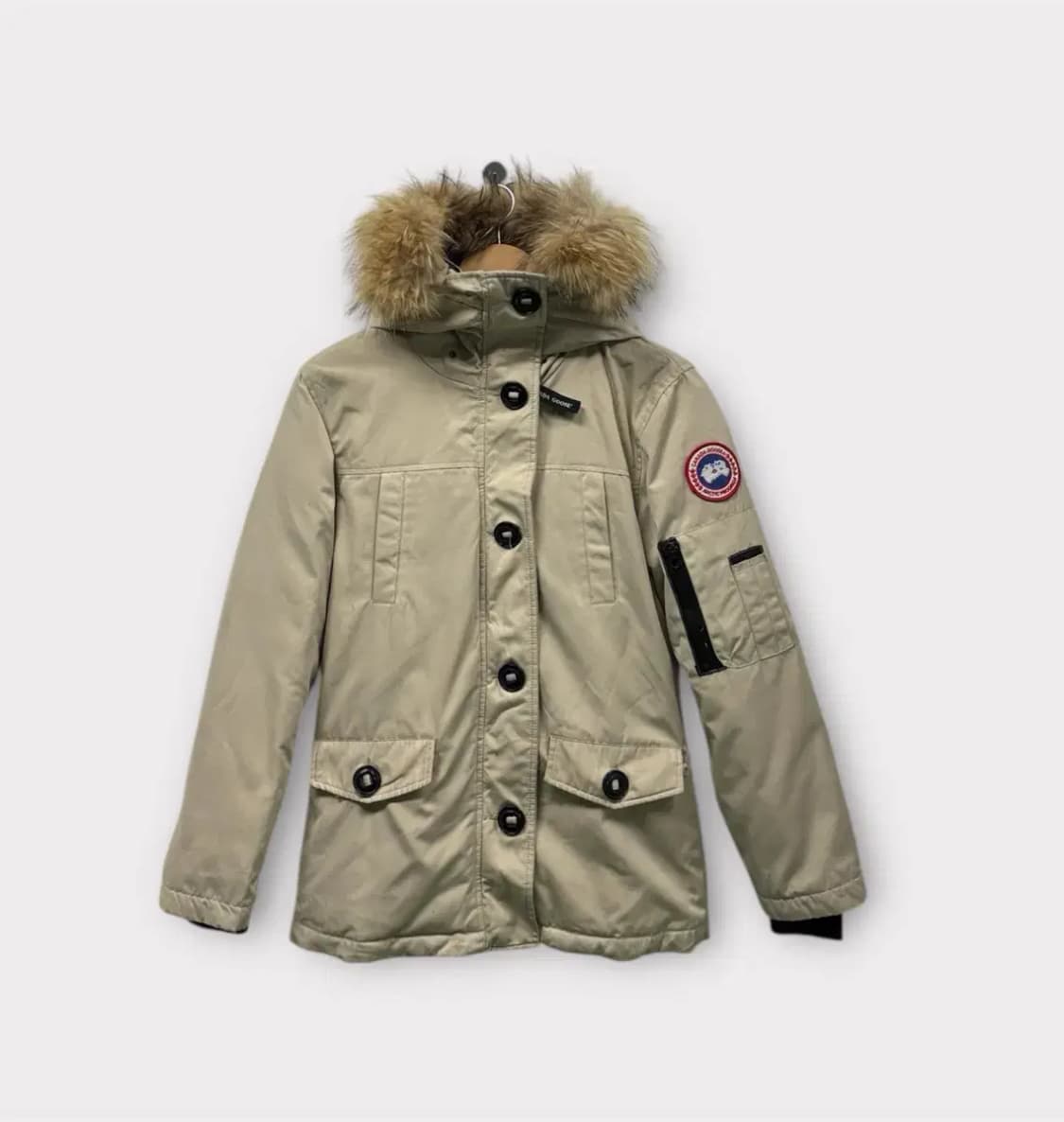 캐나다구스 익스페디션 베이지 패딩 M 상품이미지1