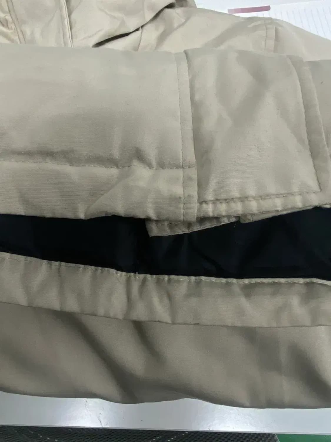 캐나다구스 익스페디션 베이지 패딩 M 상품이미지9