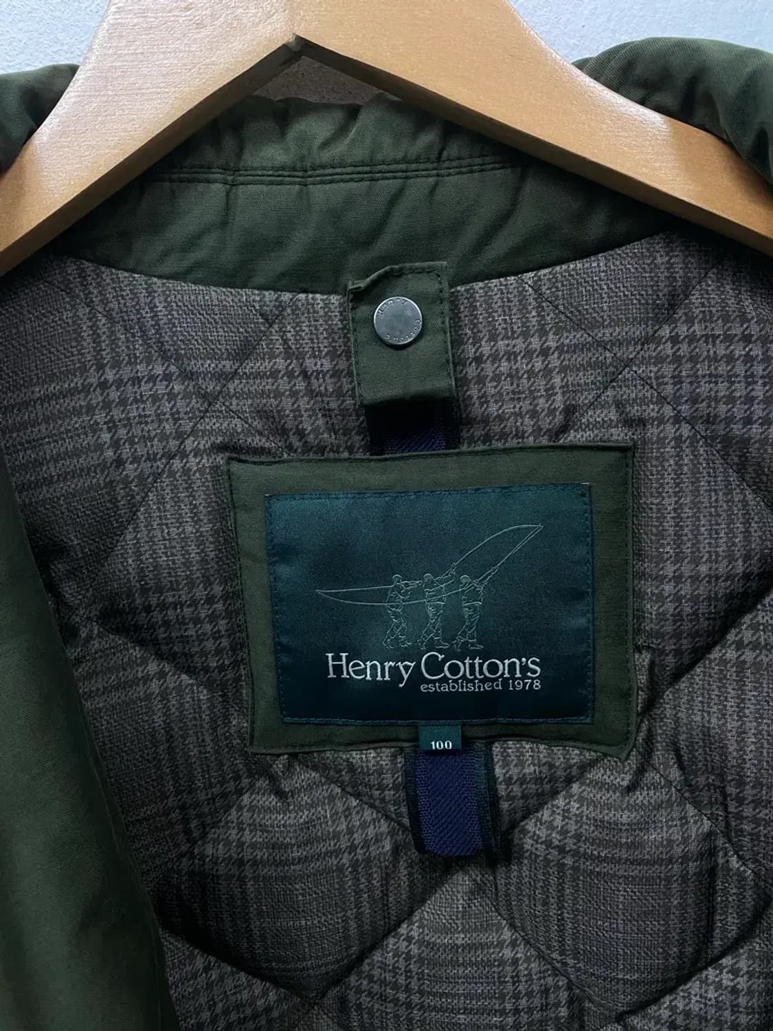 헨리코튼 시그니처 파일럿 누빔 코트 L 상품이미지6