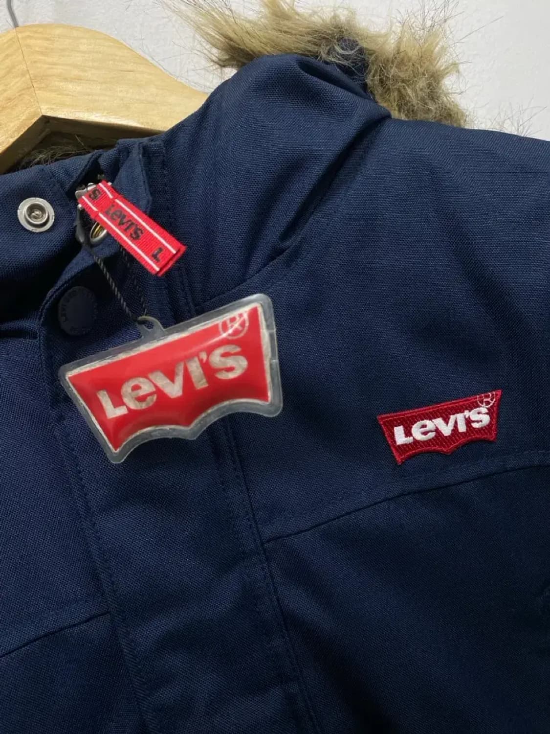 리바이스 네이비 덕다운 패딩  [12-13세 /성인XS] 상품이미지2