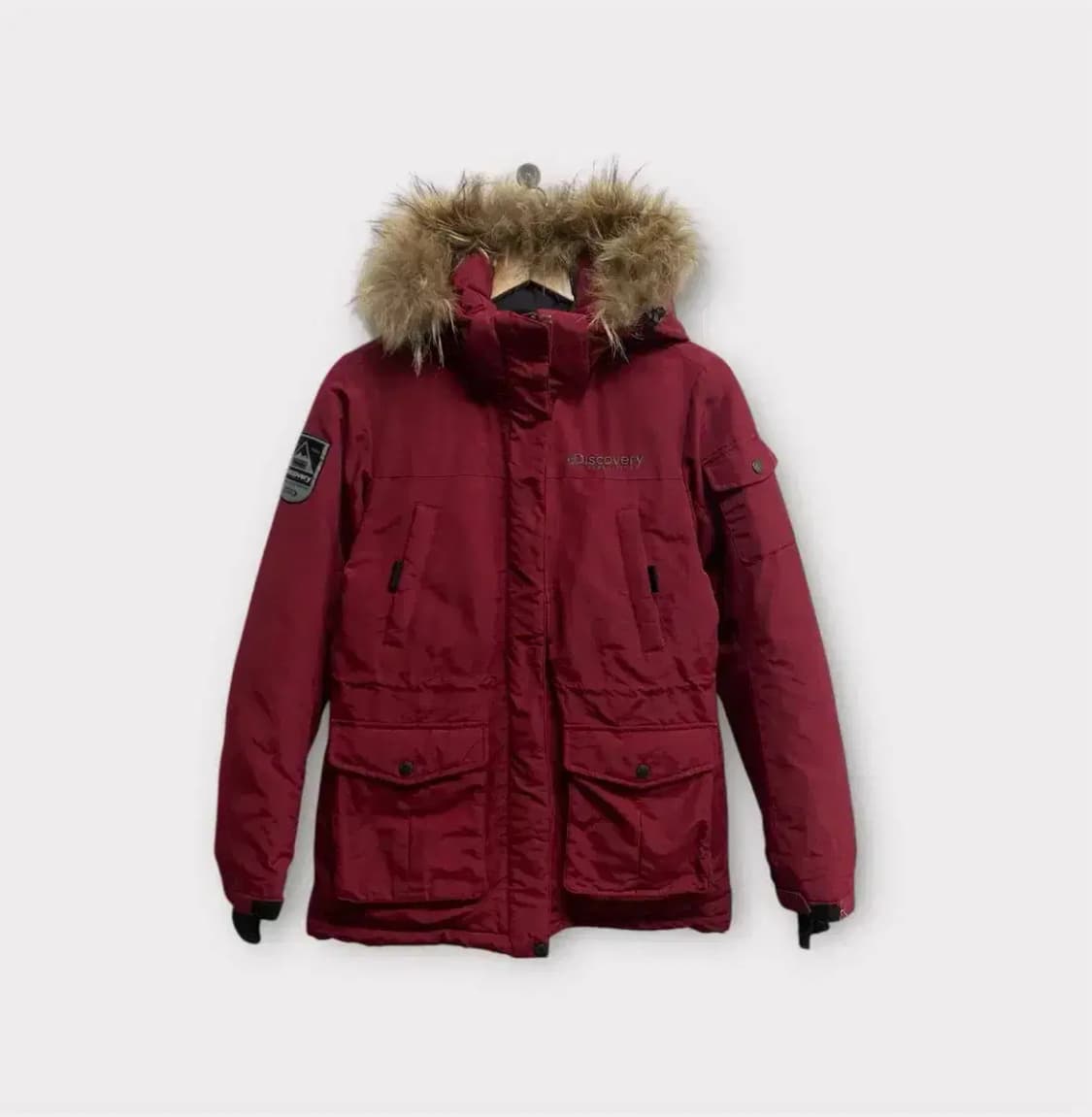 디스커버리 버건디 패딩 95 상품이미지1