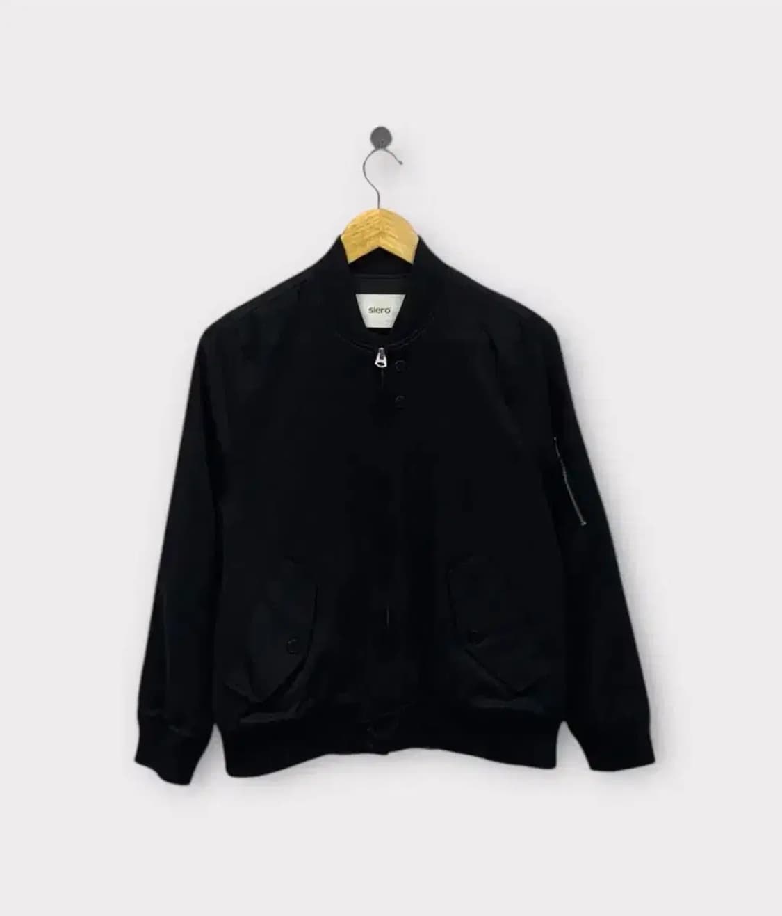 siero 시에로 블랙 블루종 점퍼 XS 상품이미지1
