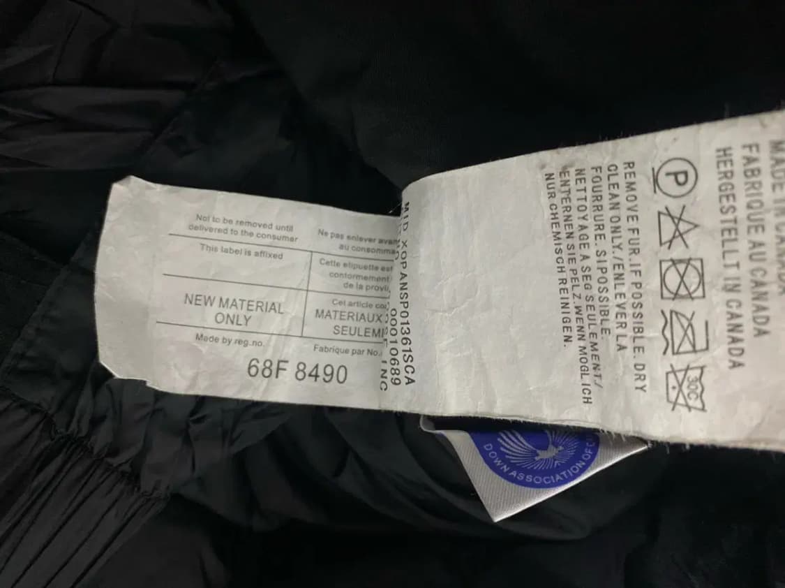 캐나다구스 익스페디션 블랙 패딩 S 상품이미지10