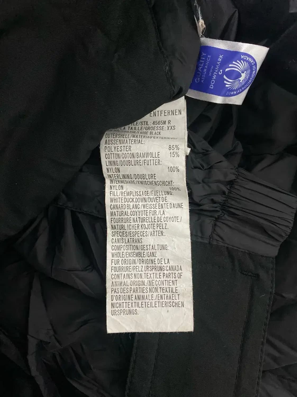 캐나다구스 익스페디션 블랙 패딩 S 상품이미지9