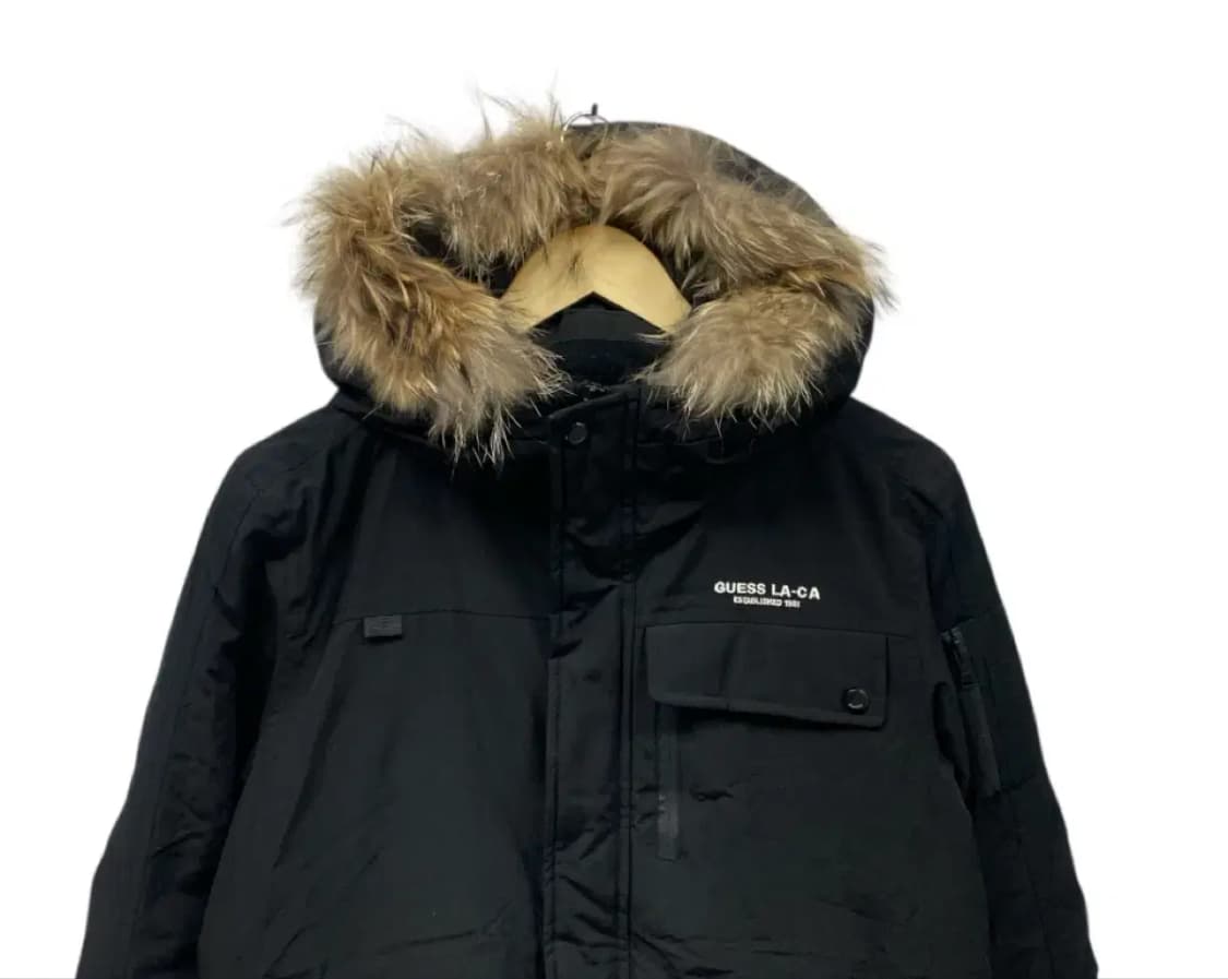 게스 라쿤털 덕다운 숏패딩- 165호 /성인S 상품이미지3