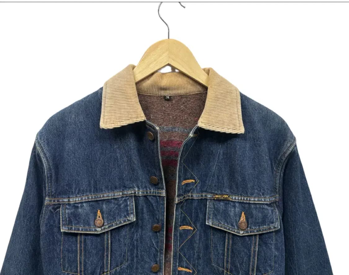 빈티지 울 데님 work jacket M 상품이미지3