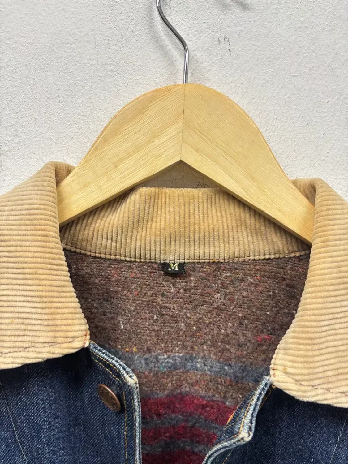 빈티지 울 데님 work jacket M 상품이미지5